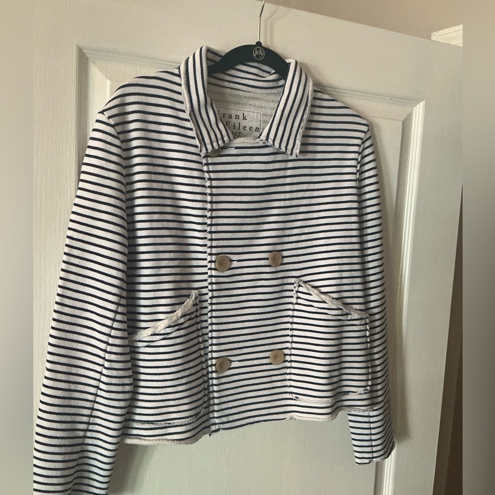 ‼️New Frank & Eileen Striped Mini Belfast Jacket